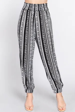 Printed Jogger Pants