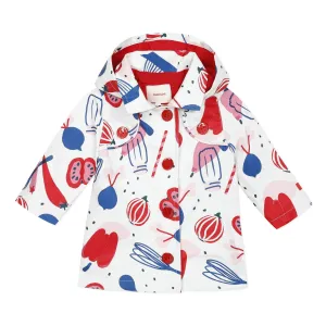 Printed raincoat