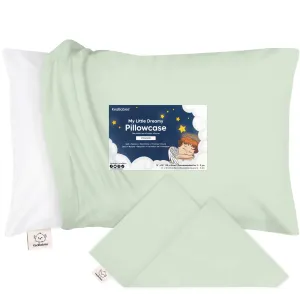 Printed Toddler Pillowcase 13X18" (Sage)