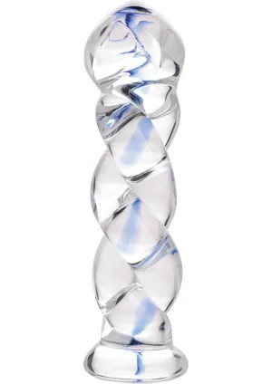 Prisms Soma Twisted Glass 5.75in Dildo