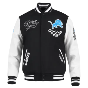 Pro Standard Detroit Lions Skull Varsity Jacket