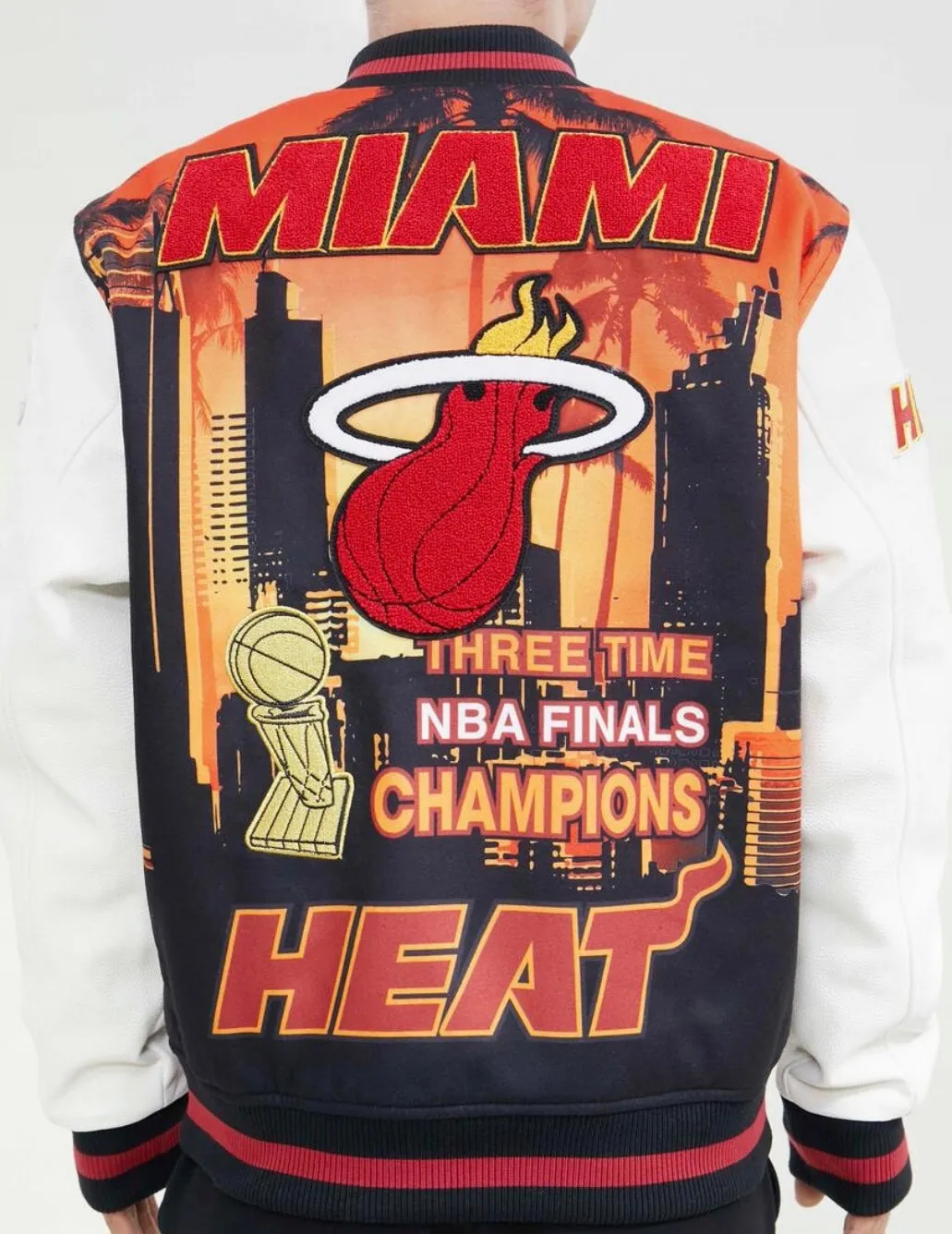 Pro Standard Miami Heat Varsity Jacket