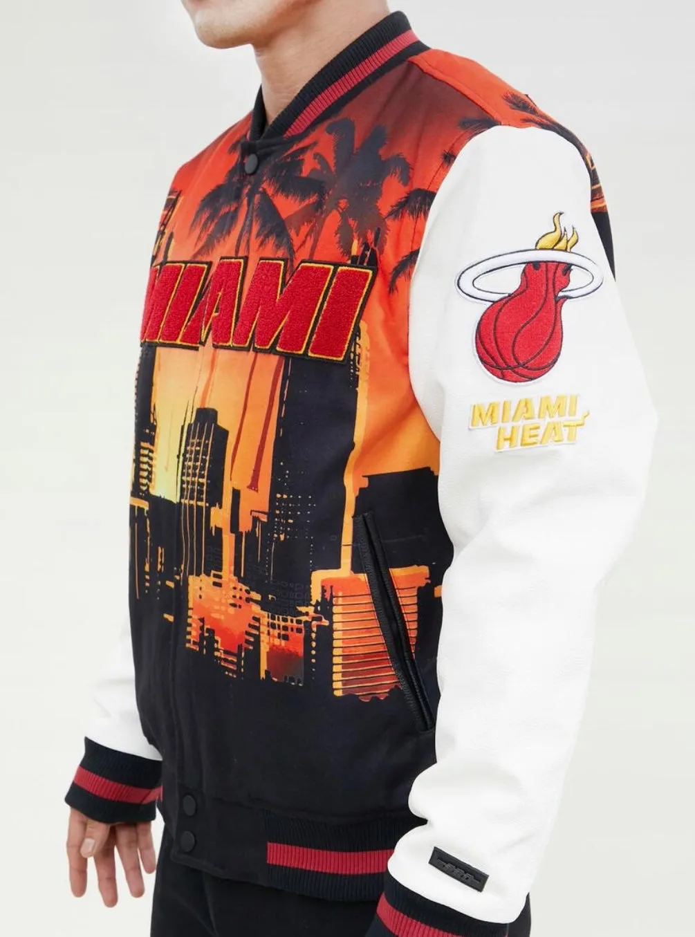 Pro Standard Miami Heat Varsity Jacket