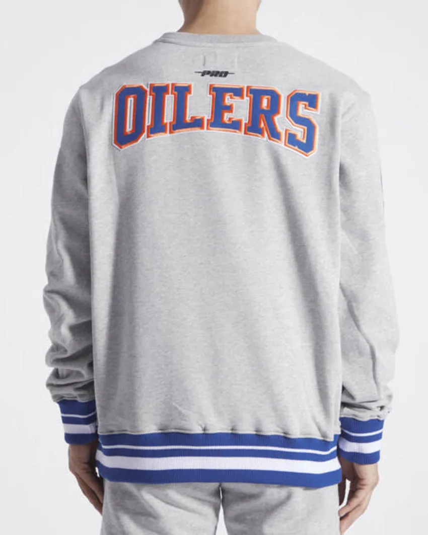 Pro Standard NHL Men's Edmonton Oilers Emblem Sweatshirt