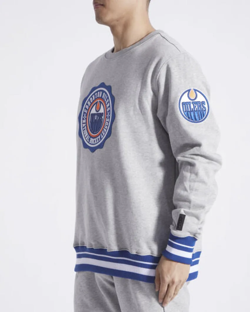 Pro Standard NHL Men's Edmonton Oilers Emblem Sweatshirt