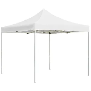 Professional Folding Party Tent Aluminium 2x2 m White