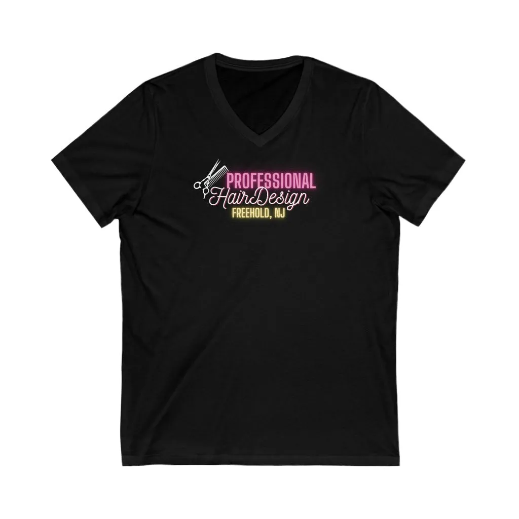 Professional Hair Design, V-Neck Tee