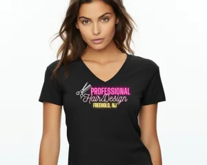 Professional Hair Design, V-Neck Tee