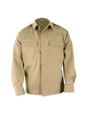 Propper F5452-38 Long Sleeve BDU 2-Pocket Shirt - Battle Rip 65/35 Ripstop