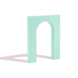 Propsyland Mint Green Single Curved Arch Wall Styling Prop