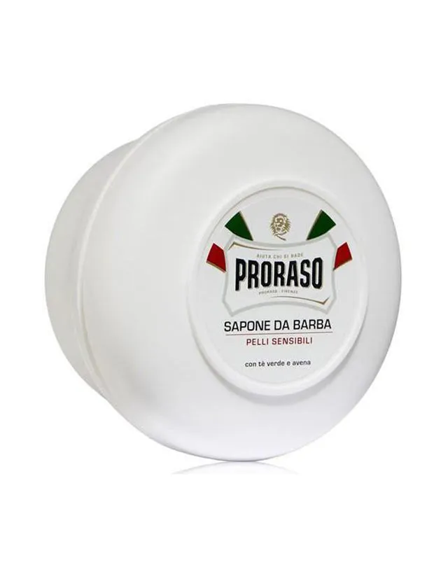 Proraso - Green Tea & Oatmeal Sensitive Shaving Soap, 150ml