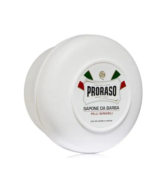 Proraso - Green Tea & Oatmeal Sensitive Shaving Soap, 150ml