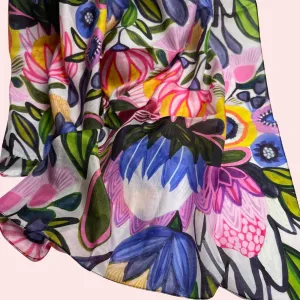 Protea Magnifica Silk Scarf