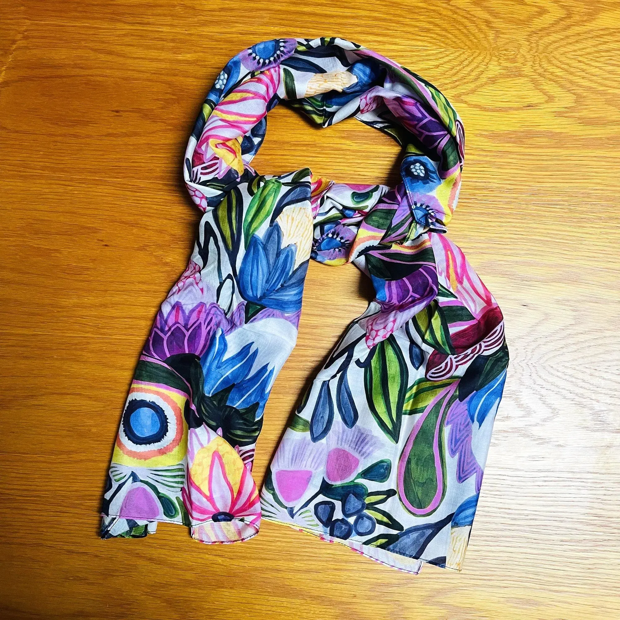 Protea Magnifica Silk Scarf