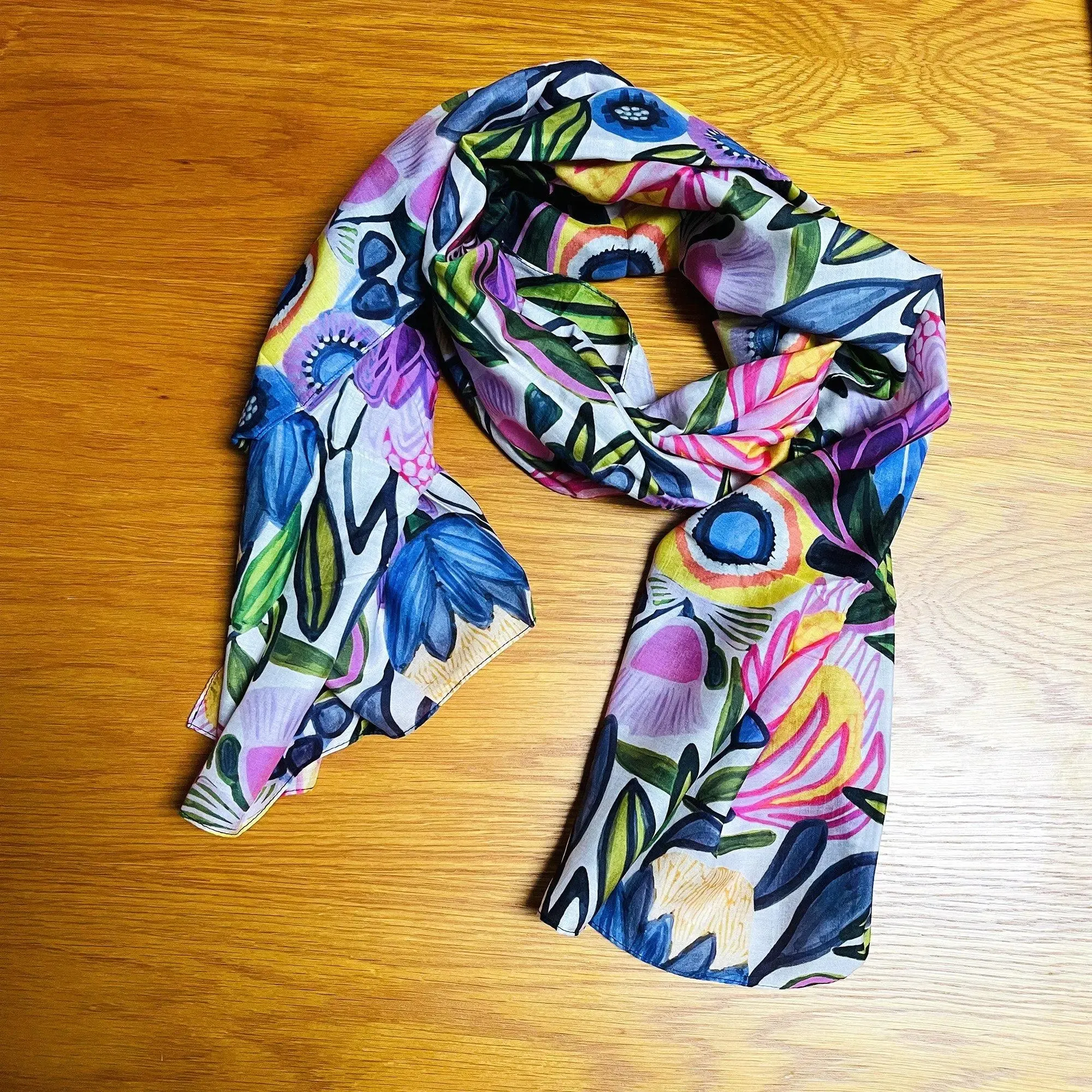 Protea Magnifica Silk Scarf