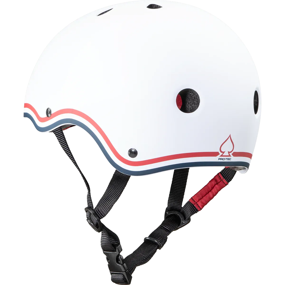 ProTec Classic Certified White USA Skateboarding Helmet