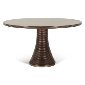 Provence 54" Round Dining Table in Dark Sienna