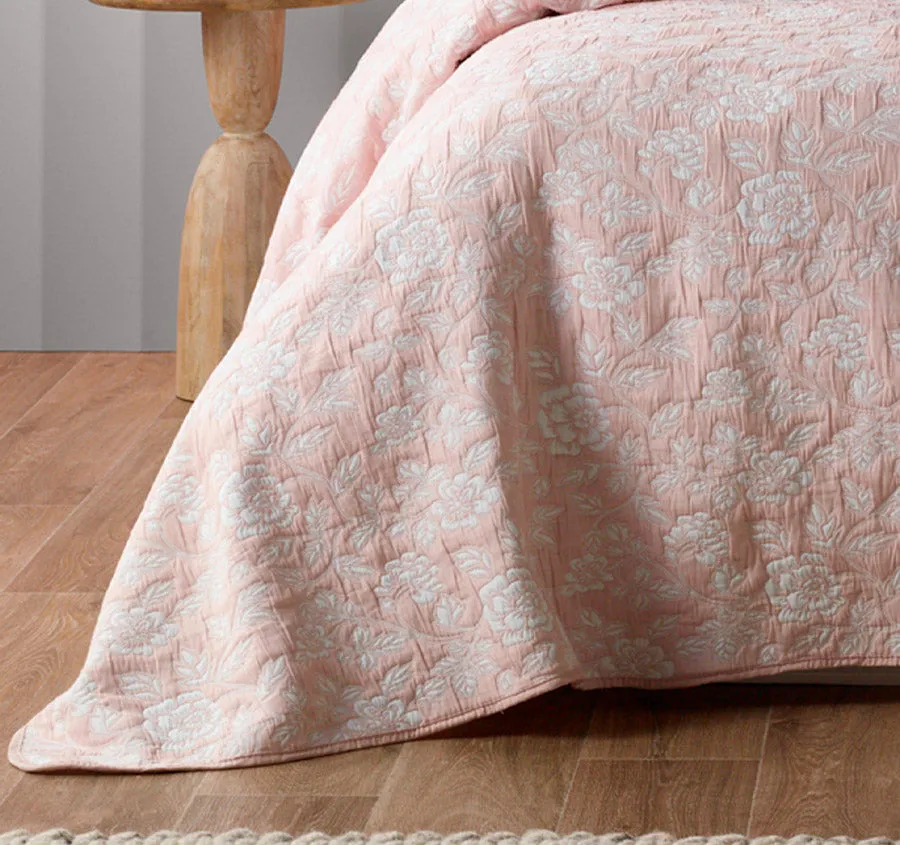 Provence Bedspread Set Range Blush