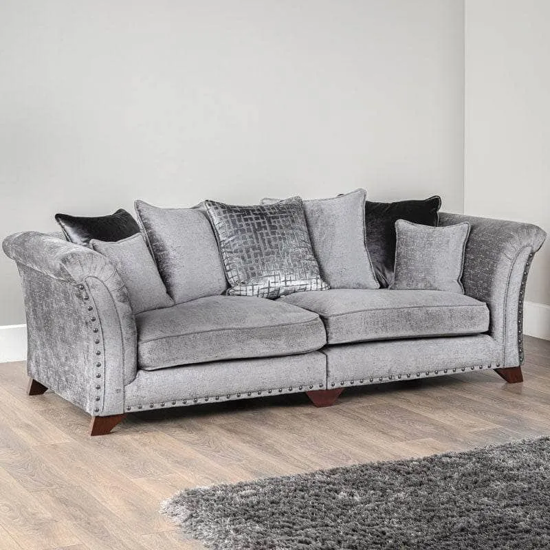 Provence Grey 4 Seat Sofa