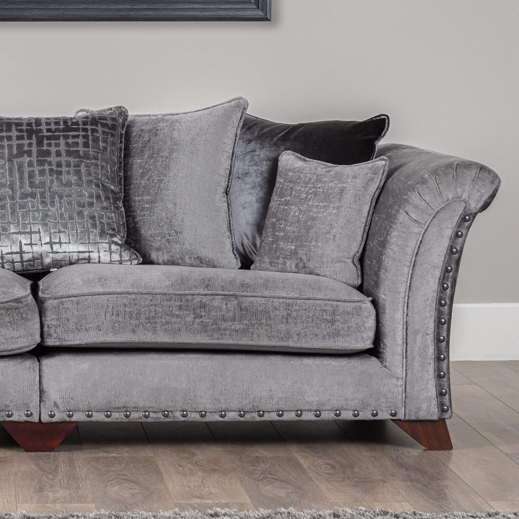 Provence Grey 4 Seat Sofa