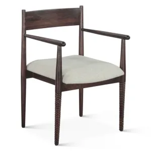 Provence Upholstered Dining Chair in Dark Sienna