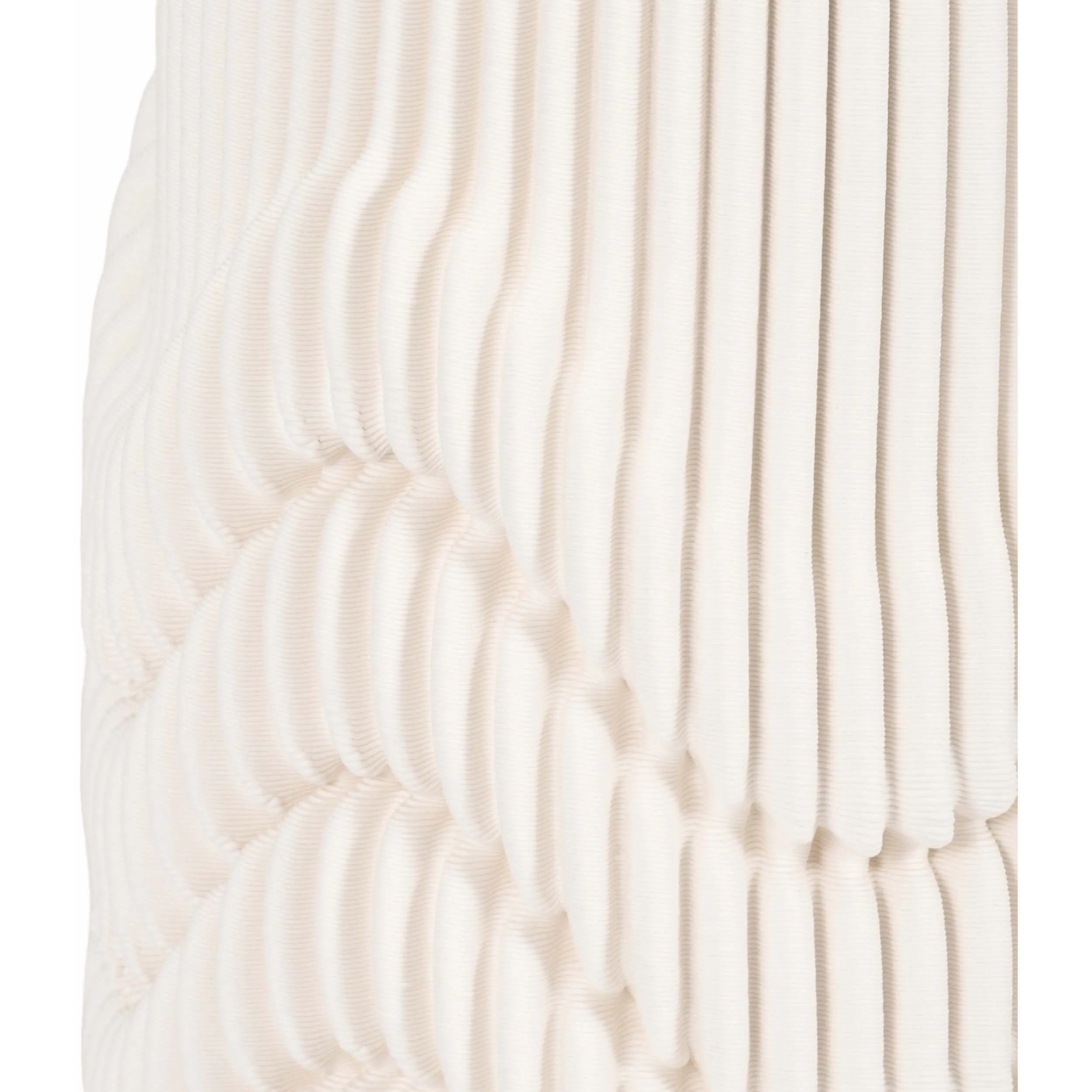 Providence 3D Printed Vase, Ivory