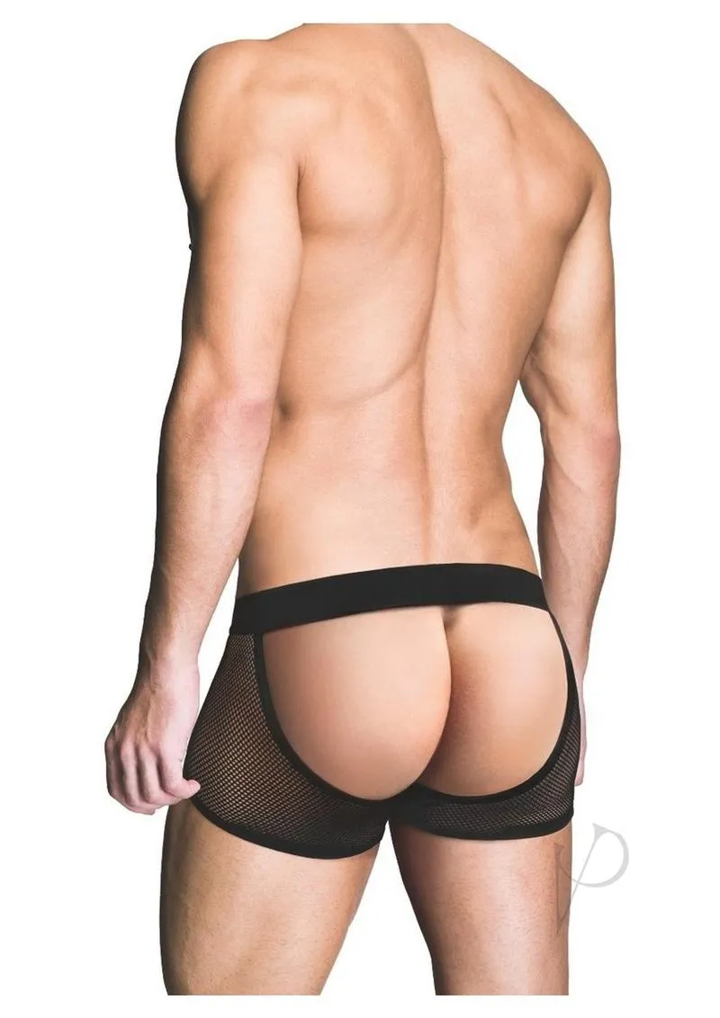 Prowler Red Fishnet Assless Trunk Blk Sm