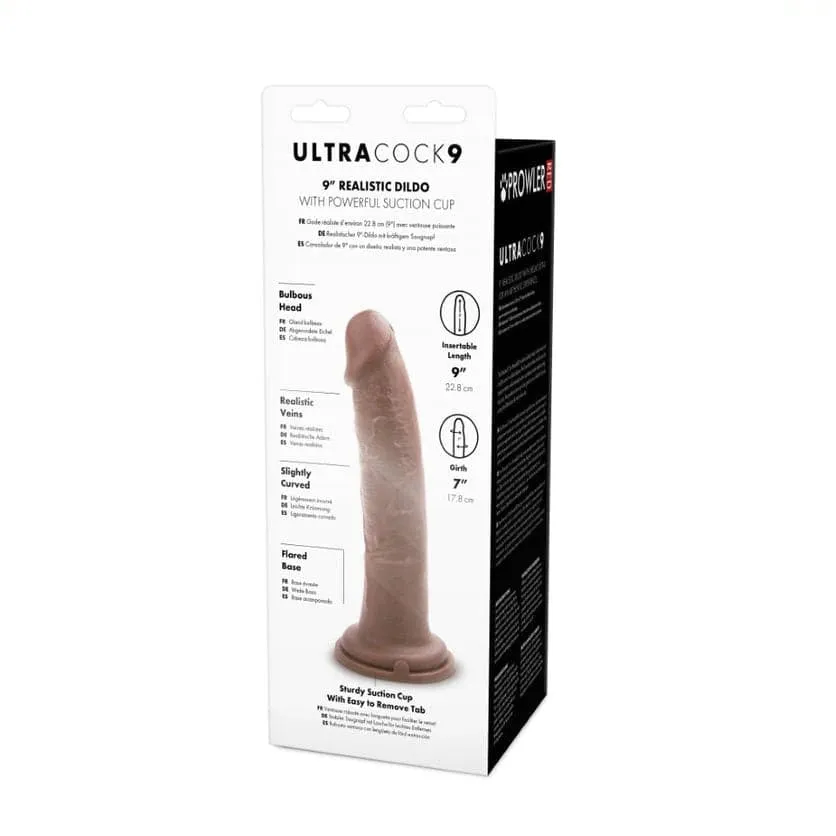 Prowler RED Ultra Cock 9 Dildo - Caramel