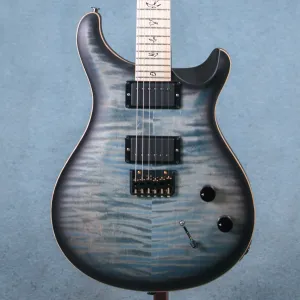 PRS DW CE 24 Dustie Waring Signature Hardtail Electric Guitar - Faded Blue Smokeburst - 0386952