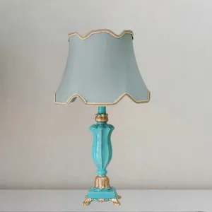 Prudence - White/Blue Table Lamp