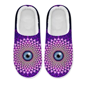 Psi~ Eye Women's Plush Slippers