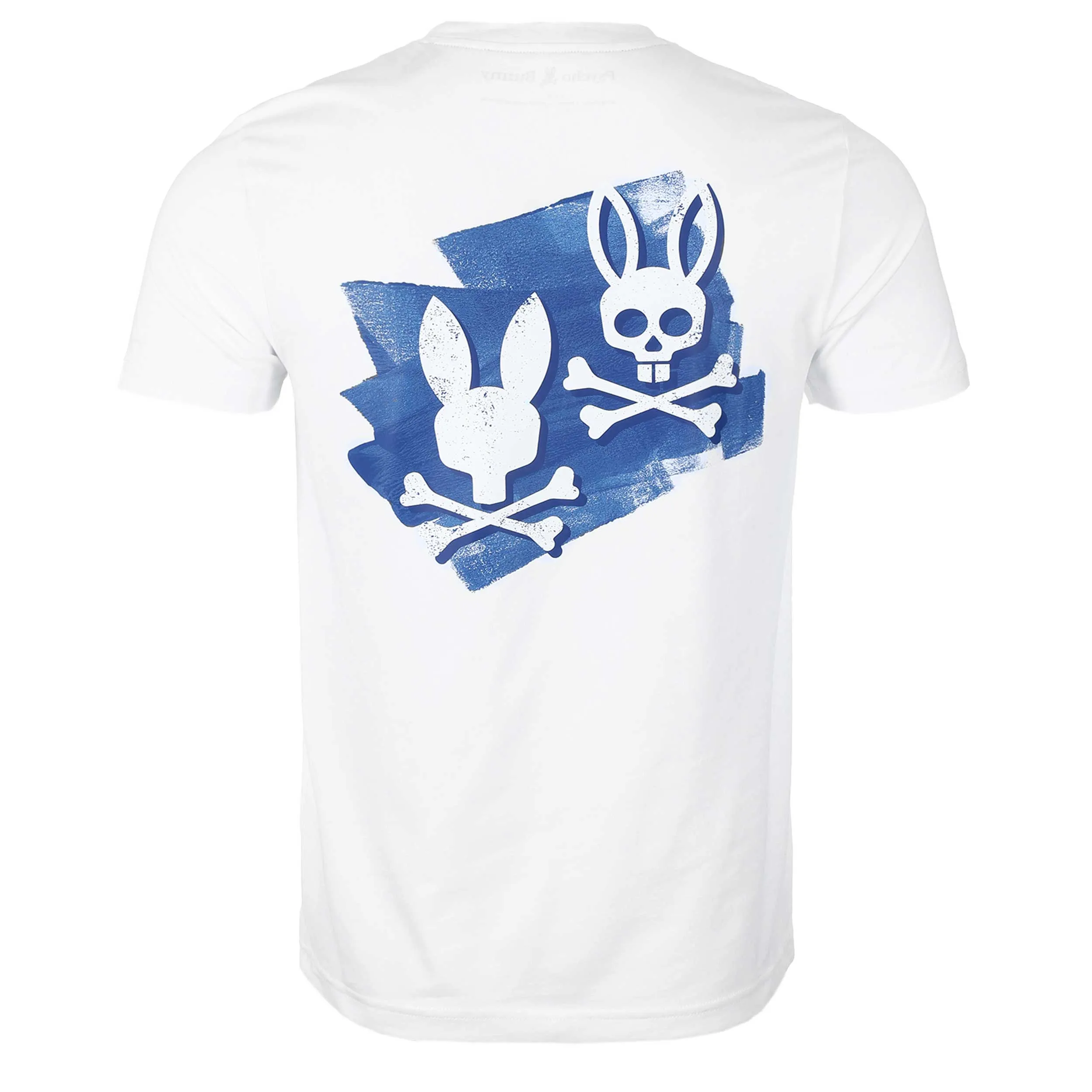 Psycho Bunny Dolton Back Graphic T Shirt in White