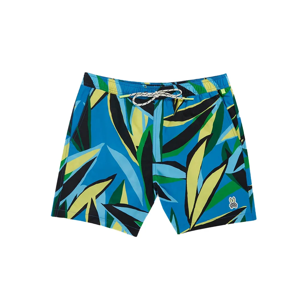 Psycho Bunny Mens Fowles Swim Shorts - Seaport Blue