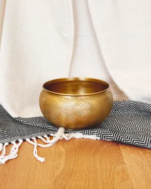 Puco Textured Bronze Bowl