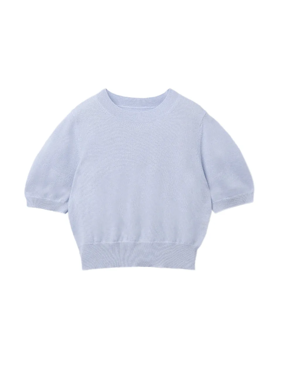 Puff Shortsleeve Top_Baby Blue