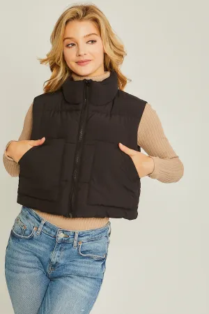 Puffer Vest With Pockets