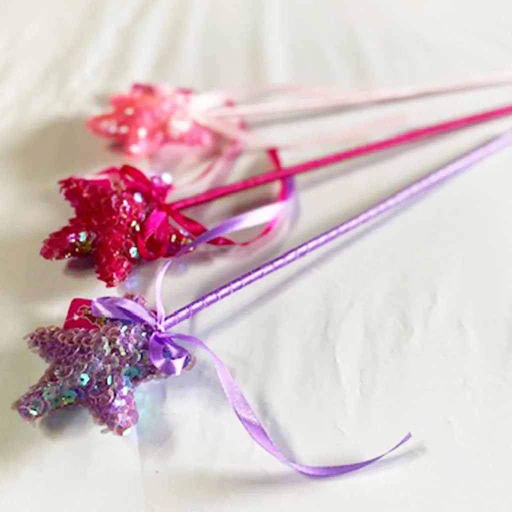 Puffy Fairy Star Wand x 6