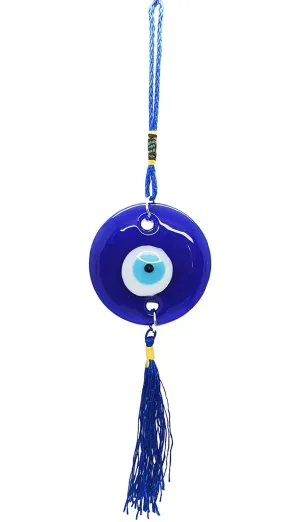 PulGos Evil Eye Hanging for Home, Car & Office, Blue Nazar Battu for Home Entrance, 24x4x1 cm Hanging for Good Luck and Prosperity, Protective Amulet for Positive Energy