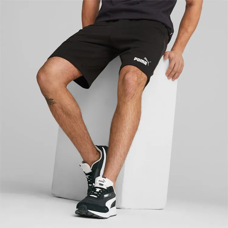 PUMA MEN'S ESSENTIALS 2TONE BLACK SHORT