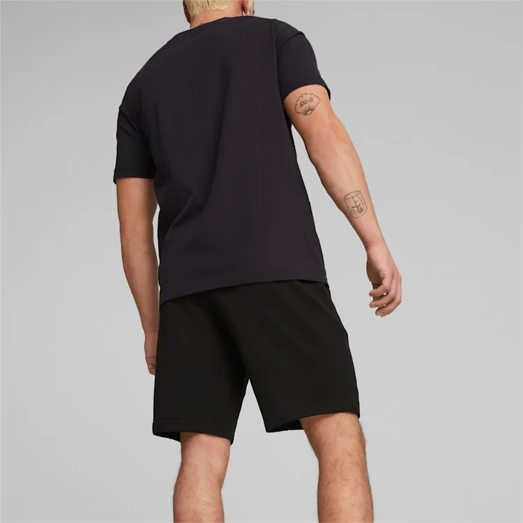 PUMA MEN'S ESSENTIALS 2TONE BLACK SHORT