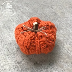 Pumpkin, Cabled, M - Burnt Orange