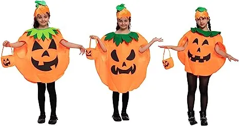 Pumpkin Costume, 3 Pack - Child