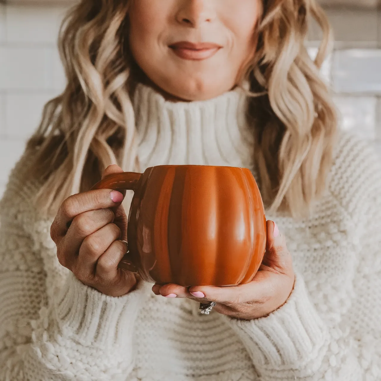 Pumpkin Shaped Mug