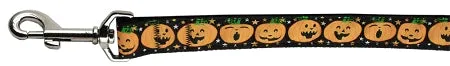 Pumpkins Nylon Dog Leash 3-8 Inch Wide 4ft Long