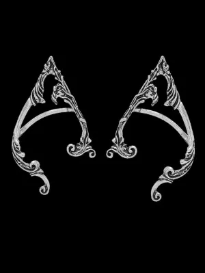 Punk Style Dark Elf Ear Hook Gothic Ear Clips