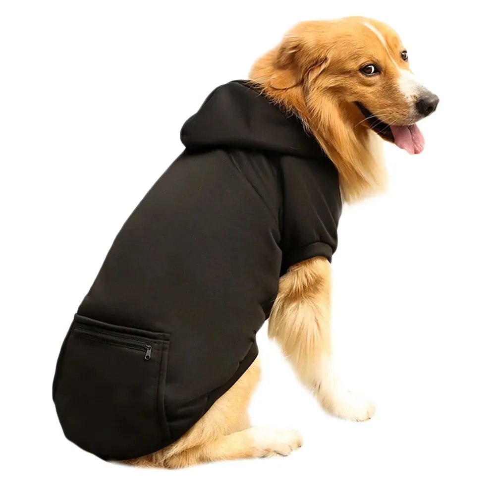 Puppy Dog Hoodie for Small Medium Dogs Hooded Sweatshirt with Pocket Hat Pet Clothes Sweaters Cat Hoodies Coat Winter