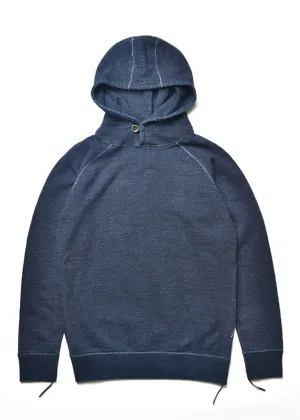 Pure Blue Japan Slub Yarn Indigo Hoody Sweatshirt