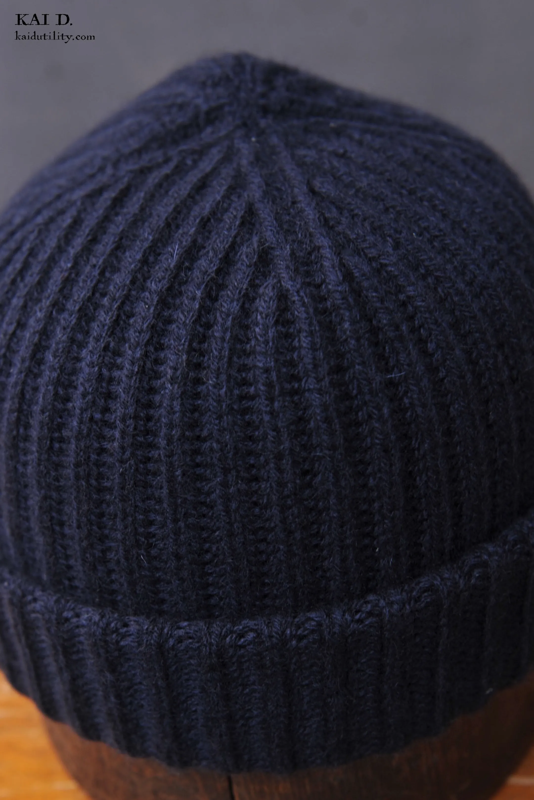 Pure Cashmere Beanie - Blue