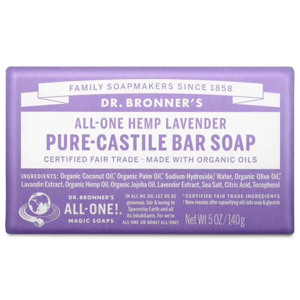 Pure-Castile Bar Soap - Lavender