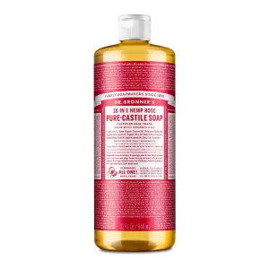 Pure Castile Liquid Soap - Rose